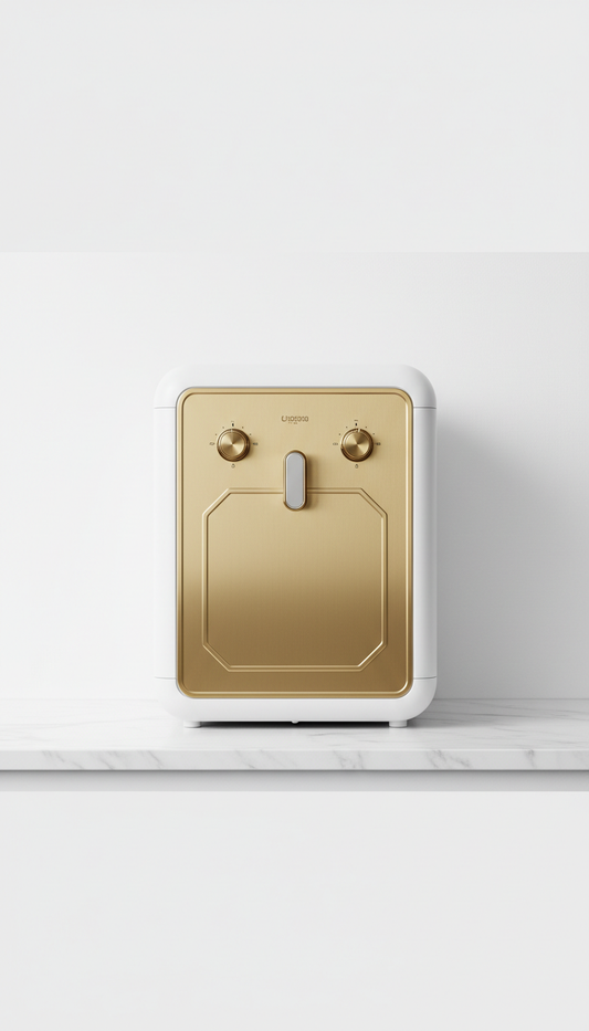 Bottle Washer with Brushed Metal Accents