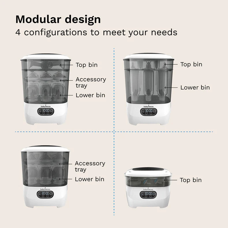 Baby Bottle Sterilizer and Dryer Advanced - Electric steam sterilizer with HEPA Filter